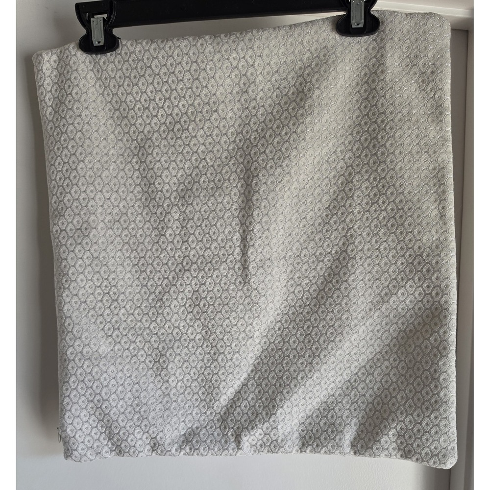 West Elm Cushion Cover Cream Classic Decorative Square Cushion Sham 17x17" NWoT